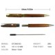 thumbnail image 2 of Twist Retractable Ballpoint Pens, Wooden Ballpoint Pens, Writing Pens for School, Office and Business, 2 of 4