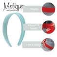thumbnail image 4 of Motique Accessories 1 inch Red Plastic Hard Headband with Teeth Head Band Women and Girls, 4 of 5