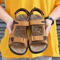 thumbnail image 4 of YOURDIARY Men's Outdoor Sandals Beach Sandals Open Toe Fisherman Sandal, 4 of 7