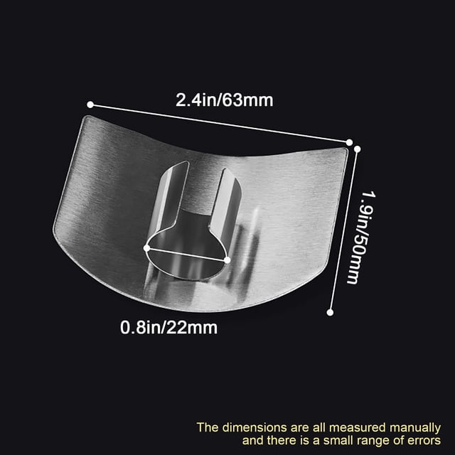 Bwiyojiz Home, Garden & Tools Kitchen Dining Entertaining Count 9pcs Stainless Steel Finger Guard Vegetable Cutter Cut Hand, Gifts for Friend