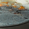 thumbnail image 4 of Safavieh Glacier Nazca Geometric Area Rug, Blue/Multi, 5'3" x 5'3" Round, 4 of 9