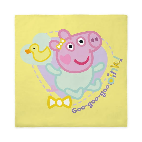 CafePress - Peppa Pig: Goo Goo Goo Oink! - Queen Duvet