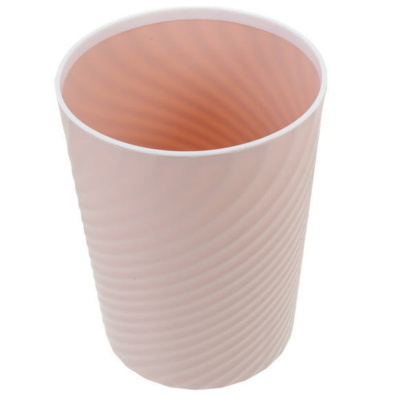 HOMEMAXS Waste Bin Thread Style Trash Bucket Bedroom Trash Container Garbage Can For Kitchen Bathroom Office