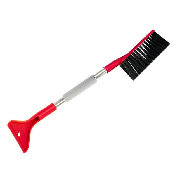 Car Snow Shovel with Brush and Scraper Style, ABSPP Plastic, Non-Retractable, for Easy Snow Removal without Damaging Car Paint