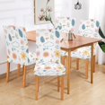 thumbnail image 2 of Yayeee 2 Pack Dining Chair Covers Stretch Parson Chairs Slipcovers Seat Protector, Cartoon Doodles, 2 of 6