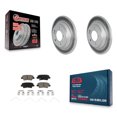 thumbnail image 1 of Transit Auto Rear Coated Disc Brake Rotors and Ceramic Pads Kit for Car 2020-2022 Kia Soul 1.6L KGC-102332, 1 of 11