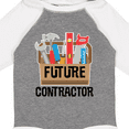 thumbnail image 4 of Inktastic Construction Future Contractor Boys or Girls Long Sleeve Baby Bodysuit, 4 of 5