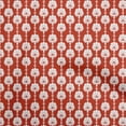 thumbnail image 1 of oneOone Viscose Jersey Red Fabric Asian Block Quilting Supplies Print Sewing Fabric By The Yard 60 Inch Wide, 1 of 5
