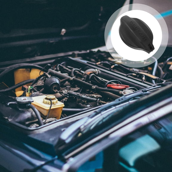 SOPOTUTU Black Plastic Radiator Reservoir Cap Replacement for Car Coolant , and Easy to Install