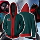 thumbnail image 1 of Sudadera con capucha de dibujos animados para hombre, con cremallera y estampado digital, de manga larga, popular para jóvenes, 1 of 5