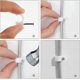 thumbnail image 3 of 700 Uds. Bridas para cables de pared, clavos de puente, Clips para cables redondos con clavo de acero, 3 of 5