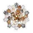 thumbnail image 3 of Crystorama Addis 6 Light Aged Brass Chandelier - 19.75"W x 14"H x 19.75"D, 3 of 13