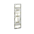 thumbnail image 3 of 47.2" Eclectic Styling Metal Beaded Black Wall Mirror with Contemporary Design for Bedroom,Liveroom & Entryway, 3 of 3