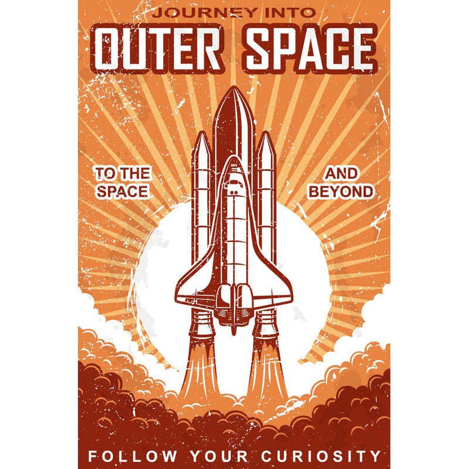 "Outer Space" Painting Print on Wrapped Canvas