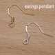 thumbnail image 5 of Guardurnaity 1 par de ganchos para pendientes, gancho para la oreja para manualidades DIY, ganchos colgantes, cierre de ajuste, accesorios para Ropa, zapatos y accesorios Miscelánea Oro, 5 of 6