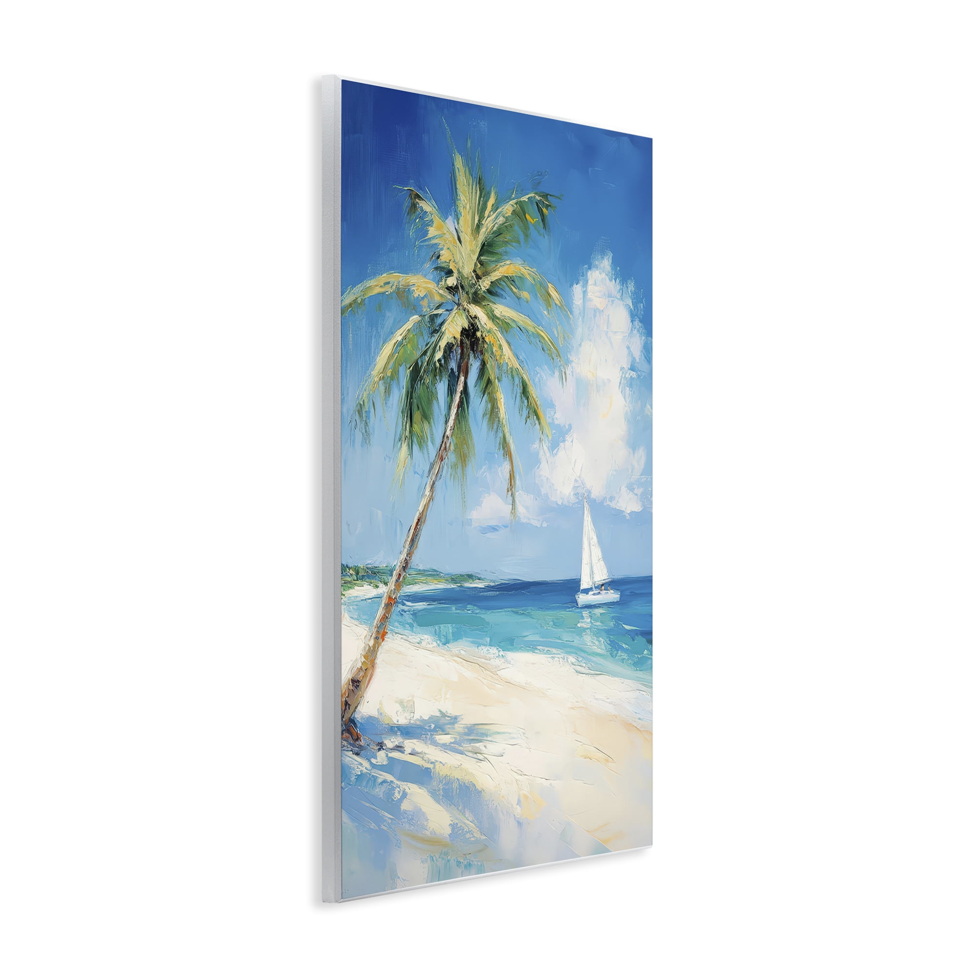 Stupell Industries White Clouds & Sails Wall Plaque Art, design by Petal Prints Design