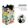 thumbnail image 3 of Yayeee Freestanding Laundry Hamper with Handle Collapsible Large Storage Basket for Clothes, Beige Clover Pattern, 3 of 7