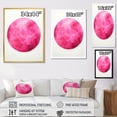 thumbnail image 4 of Designart "Solar System With Magenta Mercury I" Our Solar System Floater Framed Wall Decor, 4 of 5