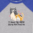 thumbnail image 4 of Inktastic I Love My Mimi Loves Me Cat Boys or Girls Baby Bodysuit, 4 of 5