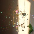 thumbnail image 1 of Tmvgtek Adorno De Campanillas De Viento De Cristal Amor Colgante Joyería Jardín Decoración Del Hogar (Delgado) Tmvgtek Para estrenar, 1 of 8