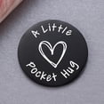 thumbnail image 4 of Token de Abrazo de Bolsillo MIXJOY Positividad Inspira Recordatorio Negro, 4 of 6