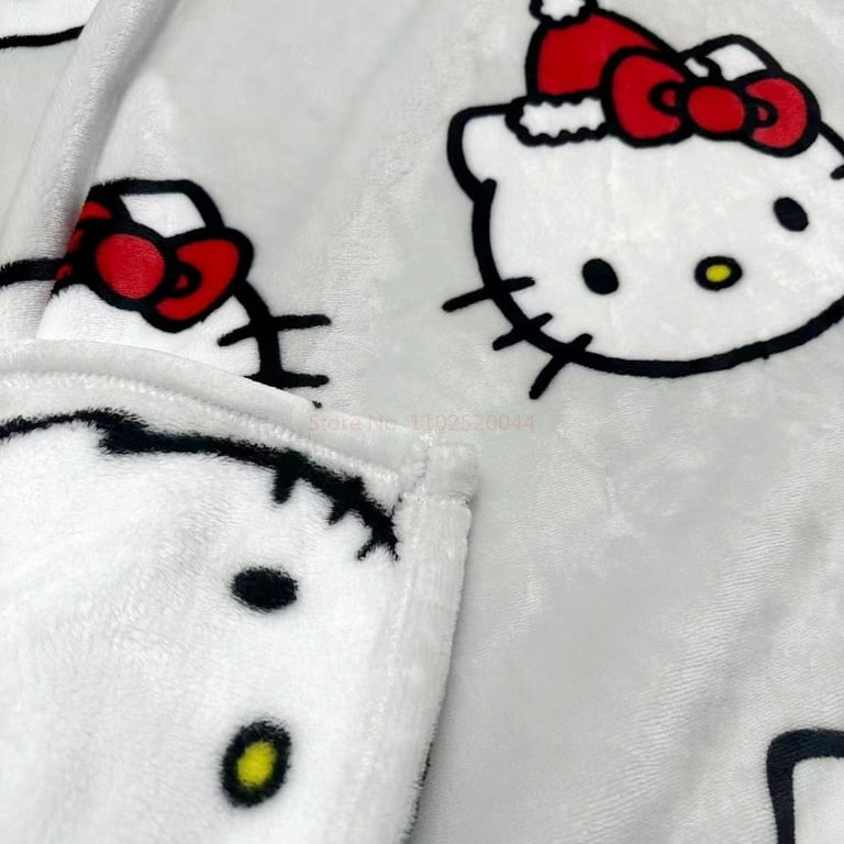 New Sanrio Halloween Ghost Hello Kitty Plush Cartoon Large Flannel