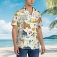 thumbnail image 3 of Fotbe Dogs Funny Pets Camisa Hawaiana para Hombre Unisex – Camisa Casual de Verano con Botones de Manga Corta de Algodón y Lino,3X-Large, 3 of 7