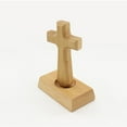 thumbnail image 4 of Transemion Wooden Cross Elegant Inspirational Display Piece For Table Or Wall Gift For Friends Family Type2, 4 of 6