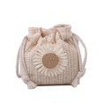 thumbnail image 1 of Bolso tejido, bolso de mujer, bolso tipo cubo tejido con hierba, bonito bolso bandolera personalizado para niña, 1 of 4