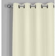 thumbnail image 2 of Sheetsnthings Diamond 54-Inch Wide x 108-Inch Long Panel, Set of 2 Jacquard Thermal Insulated Blackout Curtains, Ivory, 2 of 4