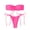 40-Pink, variant on Bathing Suit for Women 2 Piece Bikini Strapless Tube Top Bandeau with Chest Pad without Underwire Tankini Bathing Suits Plus Size Swimsuit for Women High Waisted Bikini 40-Red L