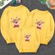 thumbnail image 4 of Ropa a juego para la familia Primavera y otoño 2022 Camiseta de manga larga Papá, mamá y yo Sudadera navideña con cervatillo, 4 of 5