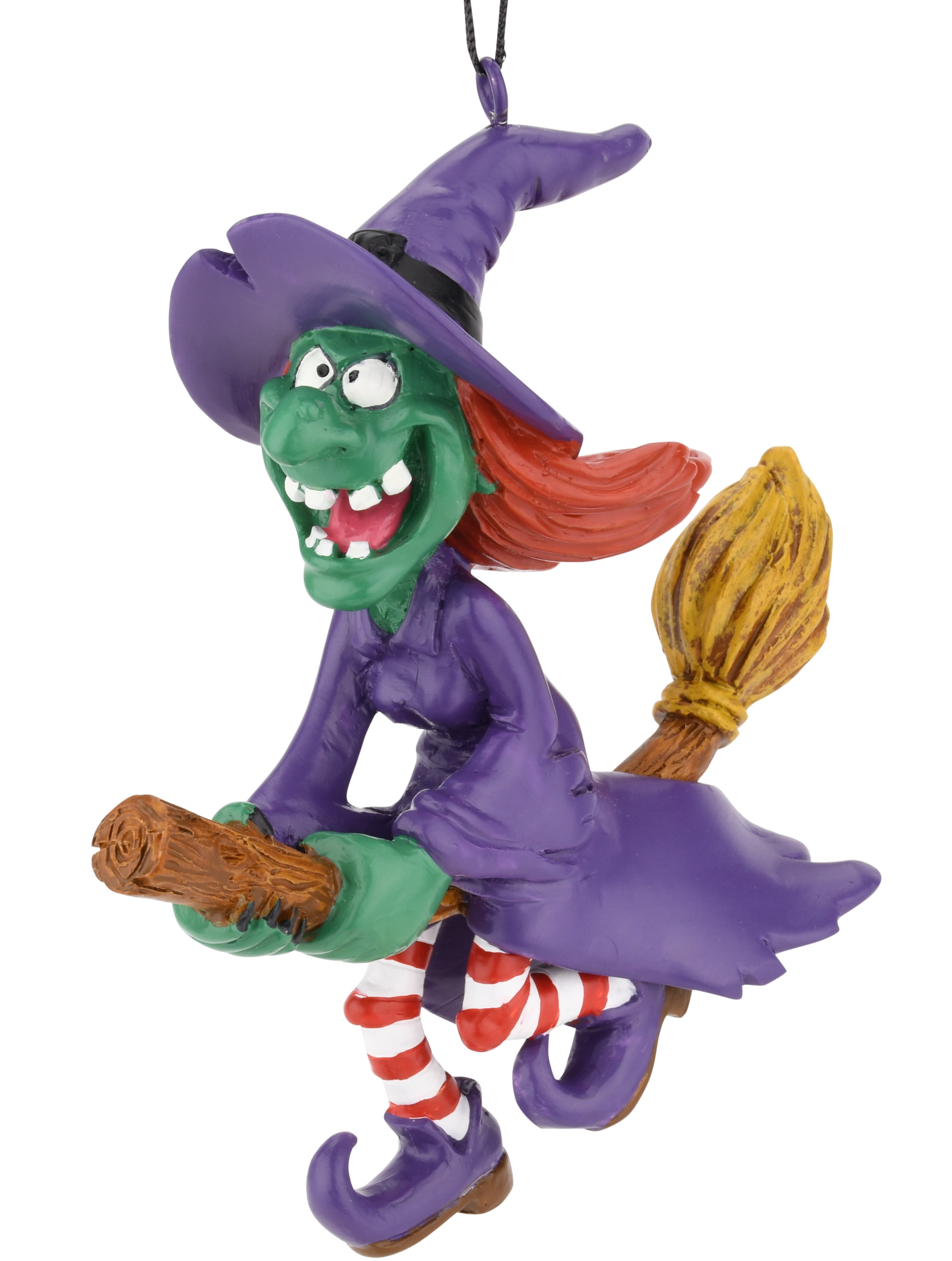 Tree Buddees Spooky Flying Witch on Broomstick Halloween Christmas