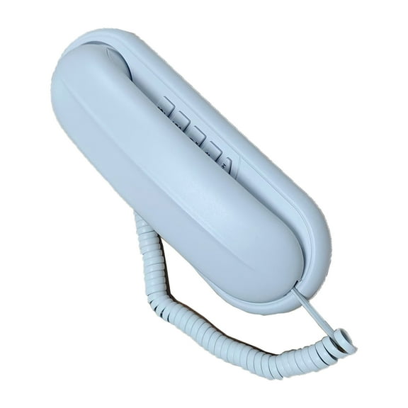 Miniature Phone Wall Mountable Telephone Incomings Caller LCD Display Desk Fixed Landlines Phone for Home Hotel Office