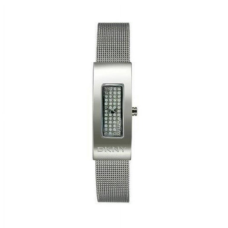 DKNY Astoria Crystal Pave Dial Stainless Steel Mesh Ladies DKNY Astoria Crystal Pave Dial Stainless Steel Mesh Ladies