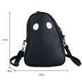 thumbnail image 3 of Bolsa de hombro de moda Bolsos cruzados pequeños de cuero de fantasma de diablo divertido (Negro A) Likrtyny Para Estrenar, 3 of 3