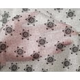 thumbnail image 4 of oneOone Silk Tabby Fabric Floral Block Printed Fabric 1 Yard 42 Inch Wide, 4 of 4