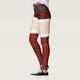 thumbnail image 4 of Gibobby Leggings de Navidad para mujer Pantalones personalizados de Navidad para mujer, mallas de fiesta de muñeco de nieve de Papá Noel, pantalones ajustados para Yoga(Rojo,M), 4 of 5