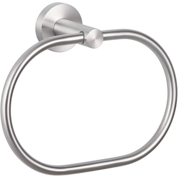Towel Ring Swivel, SUS 304 Stainless Steel Bathroom Hand Towel Holder, Brushed Nickel