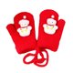 thumbnail image 2 of Guantes rojos de Navidad para niños, guantes de punto cálidos y gruesos de lana para otoño e invierno, para niños y niñas, 2 of 6