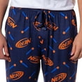 thumbnail image 3 of Nerf Men's Pajamas Logo and Darts All-Over Print Sleep Pants PJ Lounge Bottoms, 3 of 5