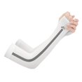 thumbnail image 2 of Gants Blancs Mitaines Unisexes Sport Manches Bras Gants de Protection Basketball Protection Solaire Manches de Sport, 2 of 2