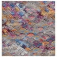 thumbnail image 3 of SAFAVIEH Barbados Lorcan Geometric Indoor/Outdoor Area Rug, Grey Purple/Blue Gold, 5'3" x 7'6", 3 of 3