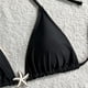 thumbnail image 5 of Conjuntos de bikini para mujer, bikini de playa de color liso para mujer, conjunto de tres piezas transpirable de moda, trajes de baño de 3 piezas para mujer, trajes de baño de bikini para mujer, traj, 5 of 6