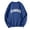 Blue, variant on Tops for Women 2025 Fall Loose Fit Crew Neck Long-sleeved Puff Cold Shoulder Drawstring Graphiprint Hoodie Cotton Pullover Sweatshirts(Pink,XXL)