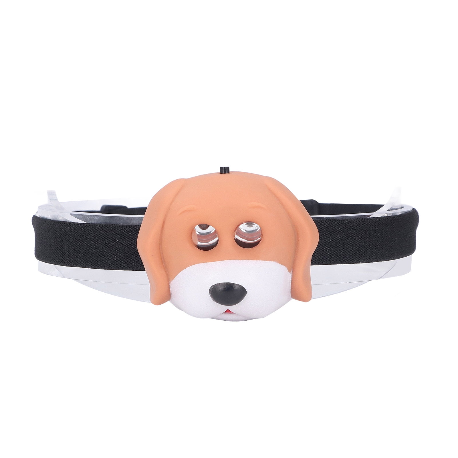 Cartoon LED Headlight Cute Dog Animal Headlamp Portable Eco Friendly
