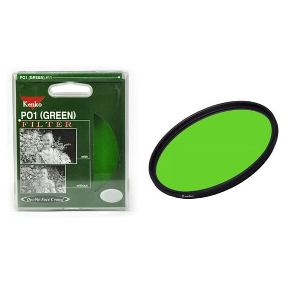Kenko PO1 Double Face Coated 55mm Color Green FILTER