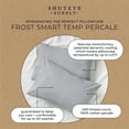 thumbnail image 6 of Shuteye Supply Frost Smart Temp Cooling Percale Body Pillowcase Set, 21 x 54 Inch, Grey, 6 of 9