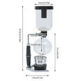 thumbnail image 2 of Coffee Syphon Tabletop Siphon (Syphon) Coffee Maker Maker Brewer Machine 5-Cup, 2 of 8