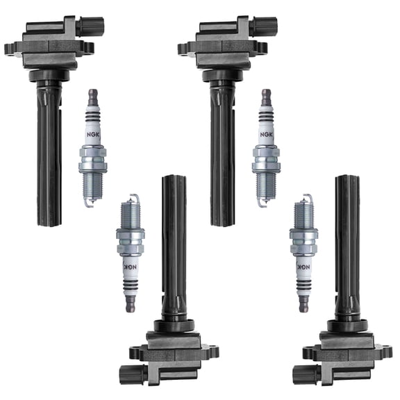 4 Ignition Coils and 4 NGK Iridium Spark Plugs Compatible with Chevrolet Tracker Suzuki Vitara UF237 Fits select: 2002-2003 SUZUKI XL7 PLUS/TOURING/LIMITED/STD
